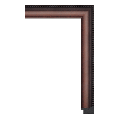 125-A258 polystyrene picture frame moulding corner sample
