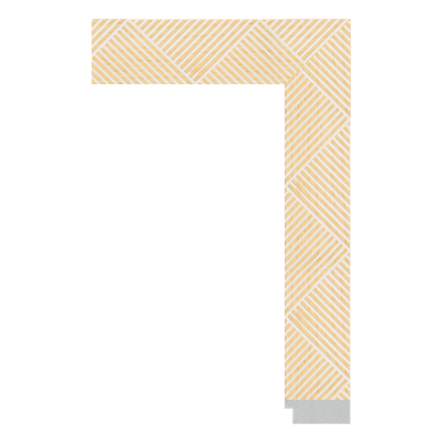 INTCO 1445-ZN-671 polystyrene unfinished picture frame moulding