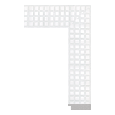INTCO 155-II-W1 white polystyrene picture frame moulding