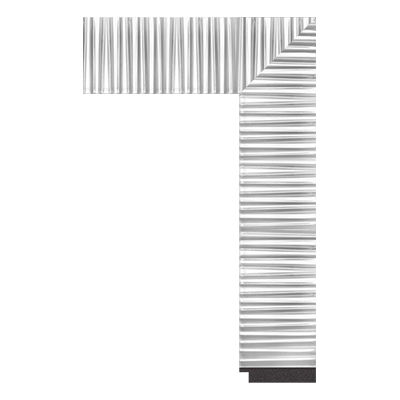 silver picture frame moulding
