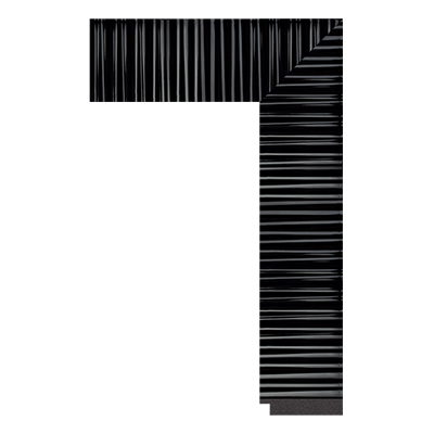 black picture frame moulding