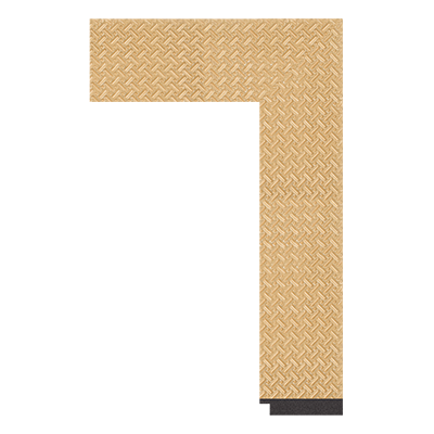 1862-YH-057 polystyrene picture frame moulding corner sample