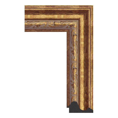 antique gold picture frame moulding