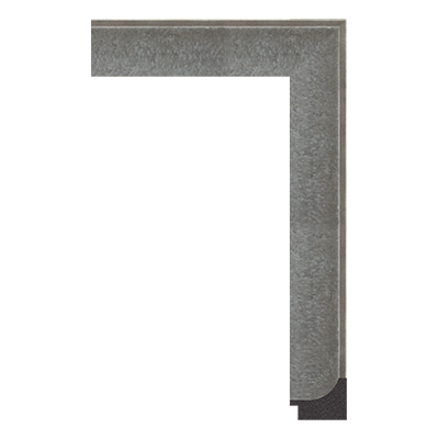 silver picture frame moulding