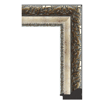 Baroque gold picture frame moulding