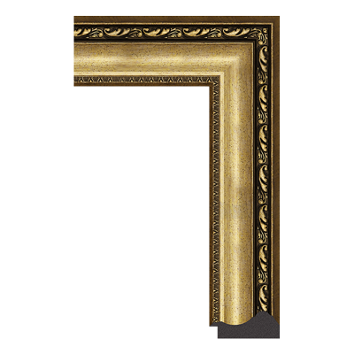 381-G165 polystyrene picture frame moulding corner sample