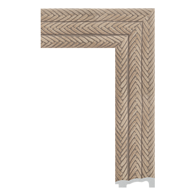 P6504-WK-A-170 PS patina mirror frame moulding
