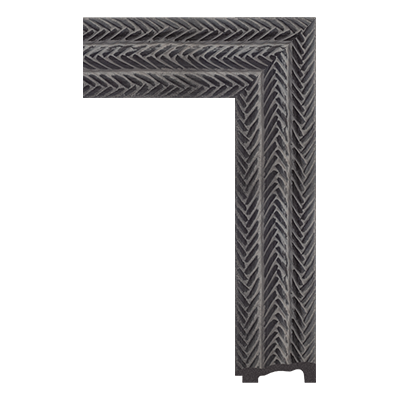P6504-WK-A-357 PS patina mirror frame moulding