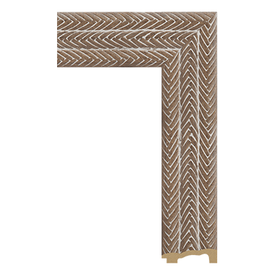 P6504-WK-A-613 PS patina mirror frame moulding