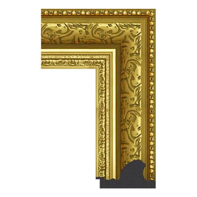 1151-G081 — 12.65cm Gold PS Bilderrahmenleiste