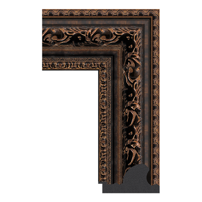 1151-G335 — 12.65cm Bronze PS Bilderrahmenleiste