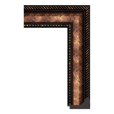 1176-20017 — 8.05cm Bronze PS Bilderrahmenleiste