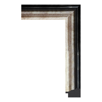 1215-545 — 4.81cm Silber PS Bilderrahmenleiste