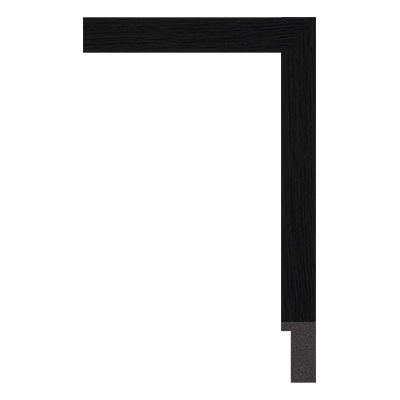 149-III-06 — 2cm Schwarz PS Bilderrahmenleiste