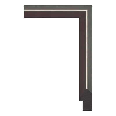 1514-GM1 — 2.81cm Silber PS Bilderrahmenleiste