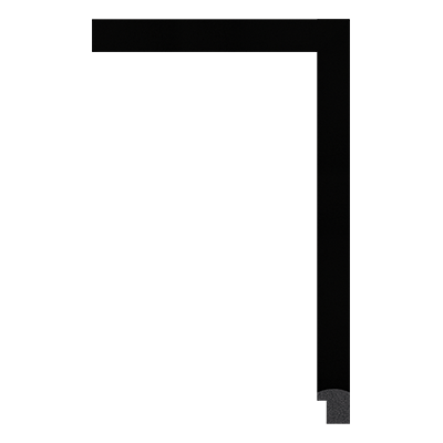 167-06 — 1.4cm Schwarz PS Bilderrahmenleiste