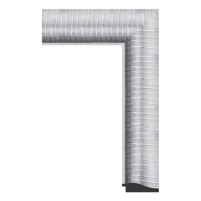 3018-019T — 6.9cm Silber PS Bilderrahmenleiste