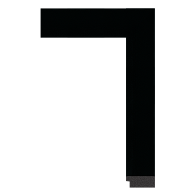 316-06 — 4.82cm Schwarz PS Bilderrahmenleiste
