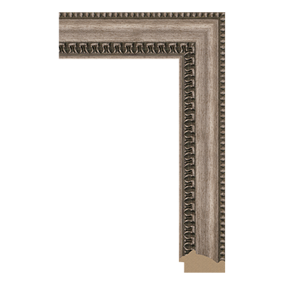 332-A301 — 6cm Natur PS Bilderrahmenleiste
