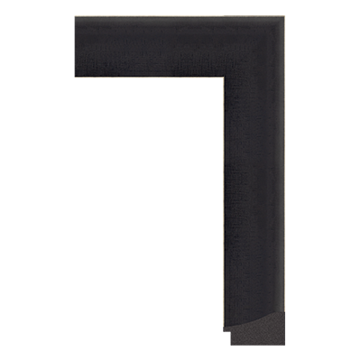 5868-151T — 6.5cm Schwarz PS Bilderrahmenleiste