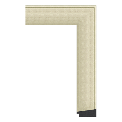 631-X931 — 6cm Silber PS Bilderrahmenleiste