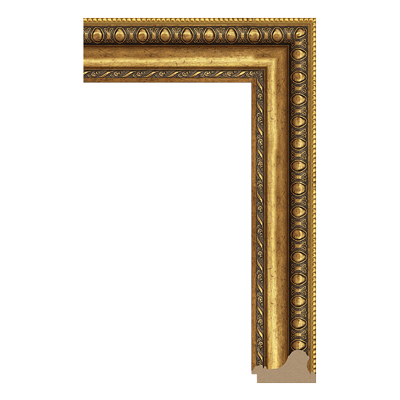 793-G — 6.02cm Gold PS Bilderrahmenleiste