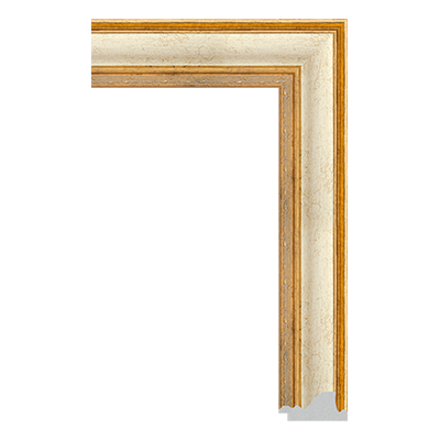 P6740-A-089 — 5.5cm Dourado PS Moldura para Quadro