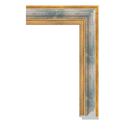 P6740-A-954 — 5.5cm Multicolor PS Moldura para Quadro