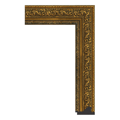INTCO 1636-G232 PS gold art frame moulding