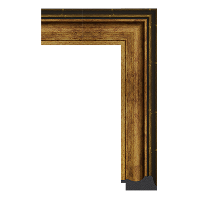 antique gold picture frame moulding