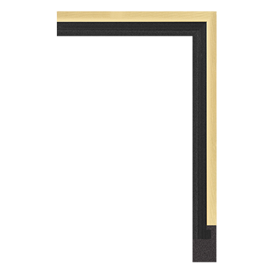 L shaped gold picture frame moulding