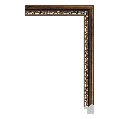 P6731-A-007 PS patina photo frame moulding