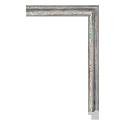 P6731-A-114 PS patina photo frame moulding
