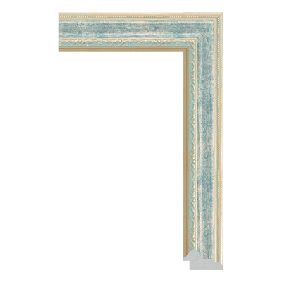 P6736-A-142 PS patina picture frame moulding