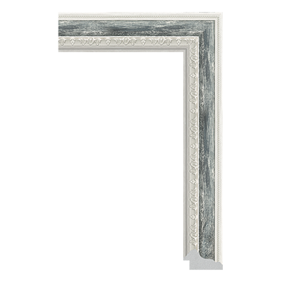 P6736-A-355 PS patina picture frame moulding