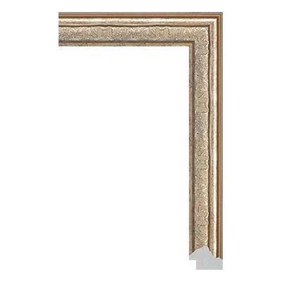 P6738-A-401 PS patina picture frame moulding