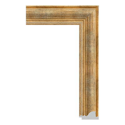 gold unfinished picture frame moulding