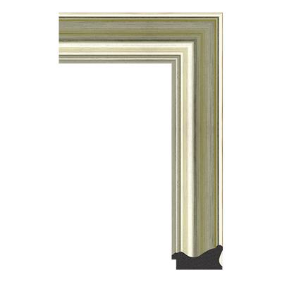 2219-07SMT — 7.36cm Silber PS Bilderrahmenleiste
