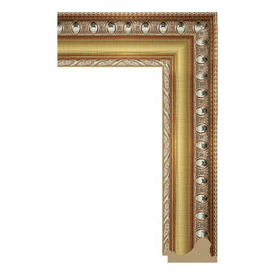 2379-A-897(ZY) — 8.05cm Dourado PS Moldura para Quadro