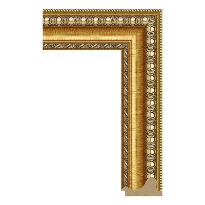 2379-A-G286(ZY) — 8.05cm Dourado PS Moldura para Quadro
