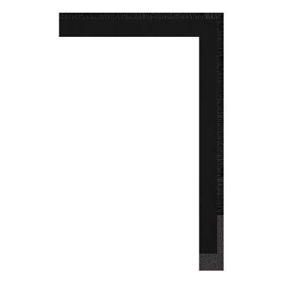 2920-B-06T — 2.3cm Schwarz PS Bilderrahmenleiste