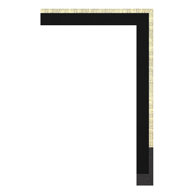 2920-B-09GT — 2.3cm Schwarz PS Bilderrahmenleiste