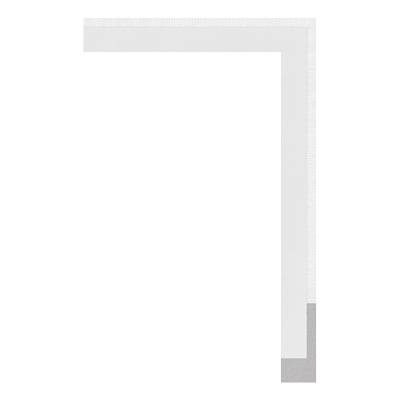 2920-B-W1T — 2.3cm Weiß PS Bilderrahmenleiste