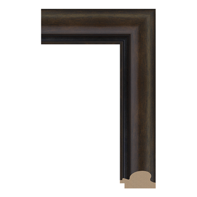 3028-161 — 6.74cm Natur PS Bilderrahmenleiste