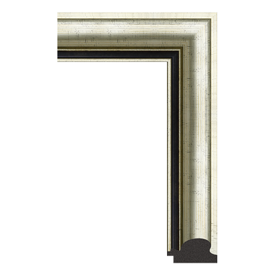 3028-L18S — 6.74cm Silber PS Bilderrahmenleiste