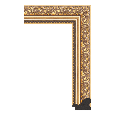 3075-C-G232 — 5.82cm Gold PS Bilderrahmenleiste