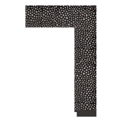 3234-H-J2054 — 7.06cm Schwarz PS Bilderrahmenleiste