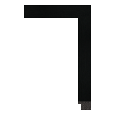 3237-06T — 2.7cm Noir PS Baguette d'Encadrement