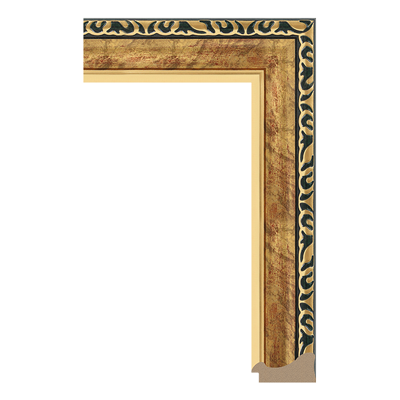 rustic gold picture frame moulding