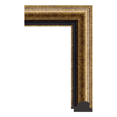 antique gold picture frame moulding